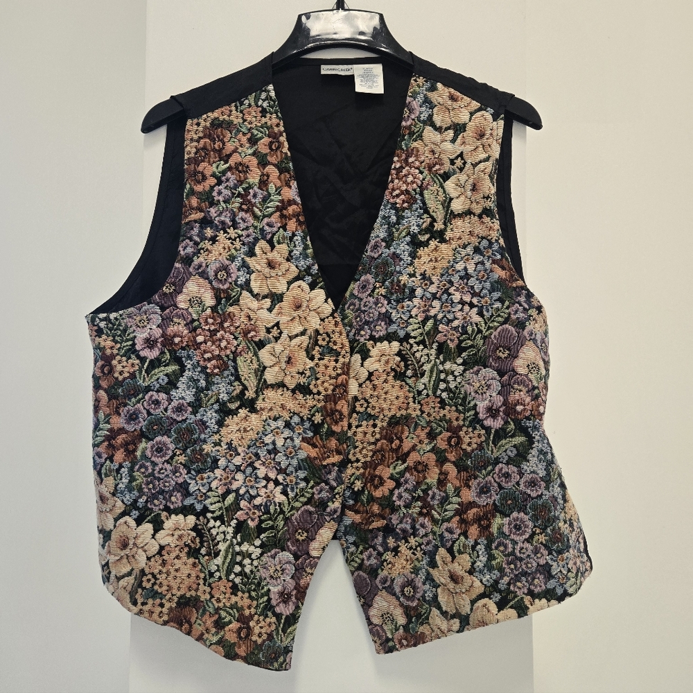Floral Tapestry Vest